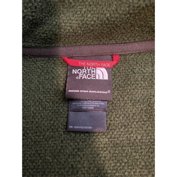 The North Face Green Half-Zip Fleece Jacket - Size Men's XLarge - Picture 2 of 4